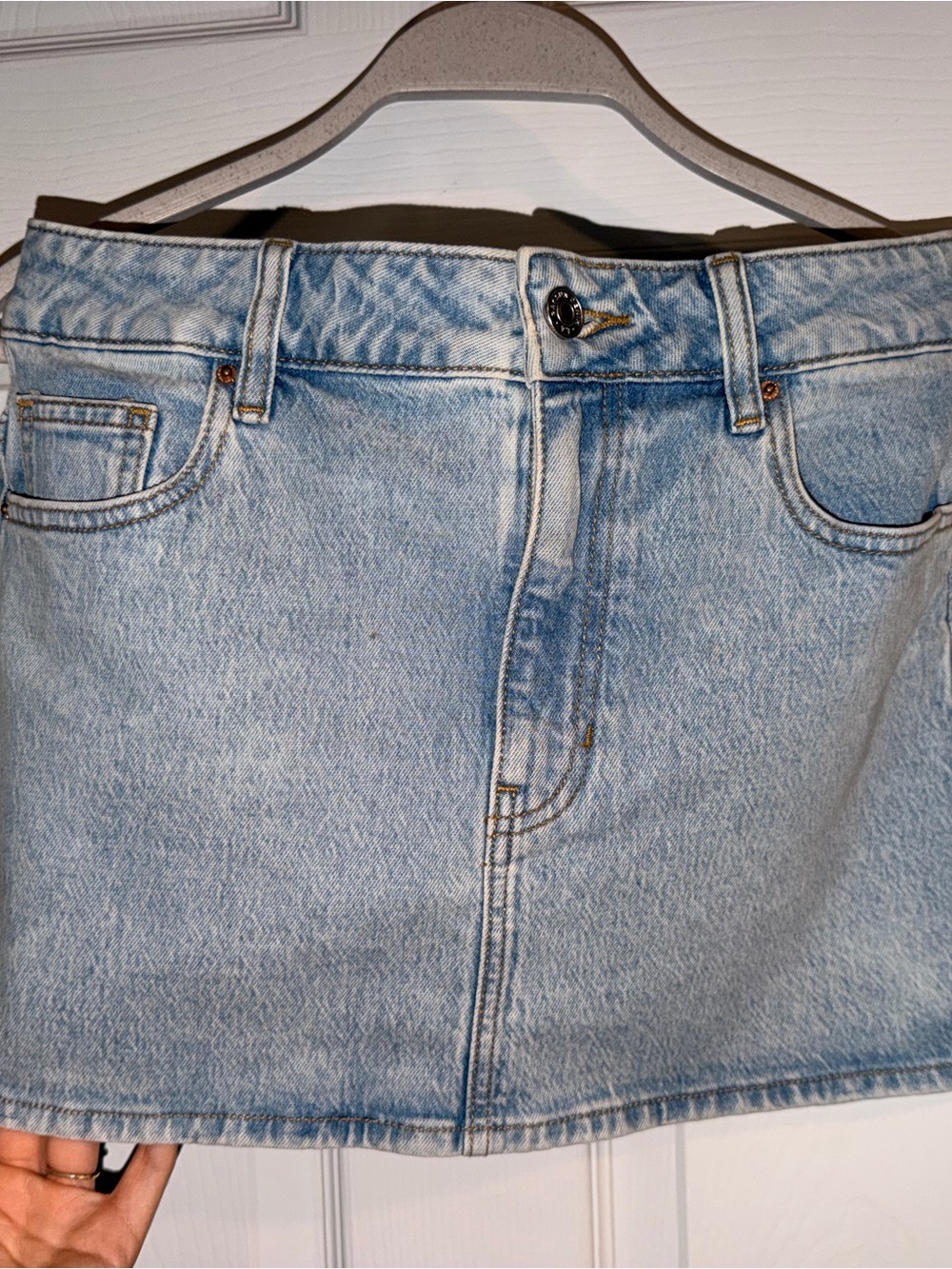 PacSun Light Blue Denim Skirt